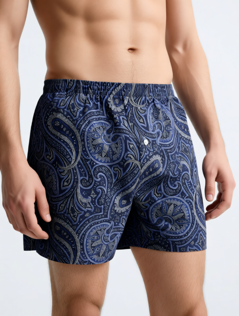 Boxer De Tela Homem